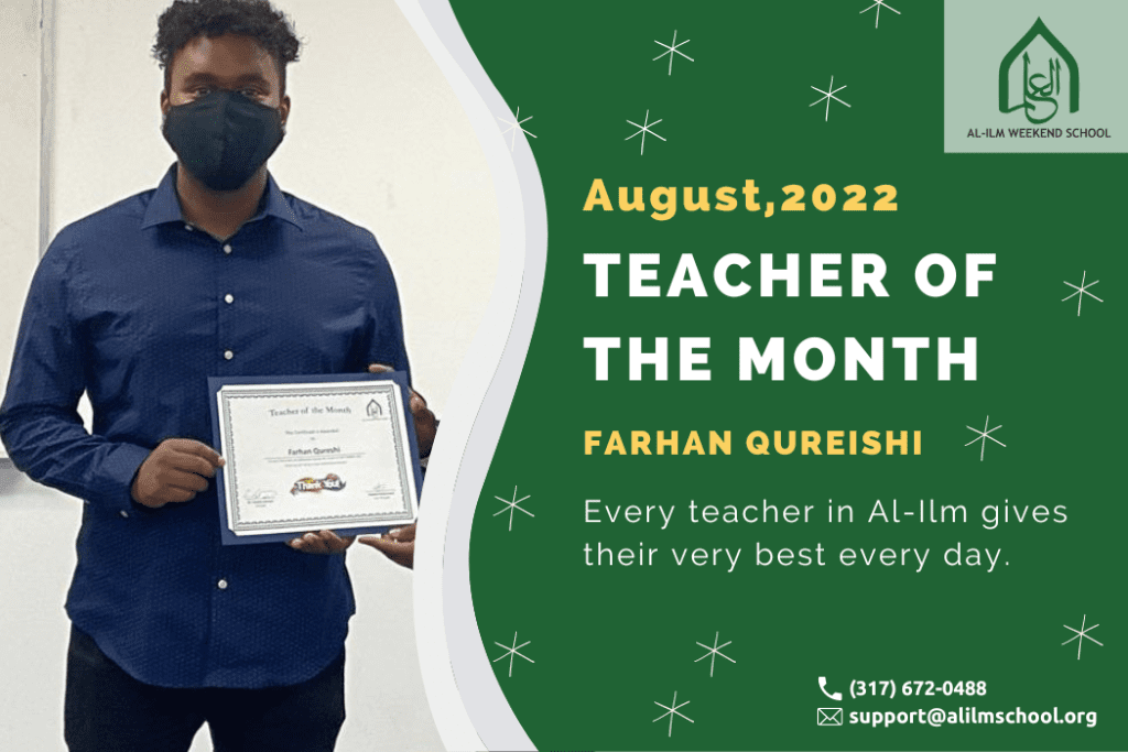 Teacher of the month