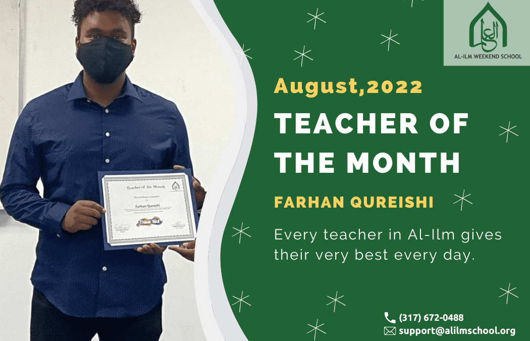 Teacher of the month